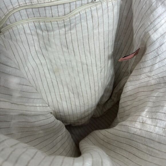 Hand Made Tropical Print Summer Canvas Carry All Tote - Picture 4 of 8